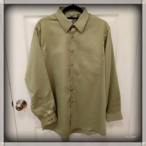 Geoffrey Beene Button Down Shirt - Green
